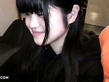 Cute Japanese Student With Nice Tits