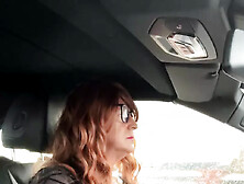 Sexy Crossdresser Kellycd2022 In Grey Seamless Pantyhose Enjoying A Drive Out