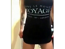 Big Boob Babe's Erotic Dance & Teasing - Sexy Brunette MILF with Huge Breasts