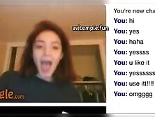 Blonde Beauty Masturbates on omegle