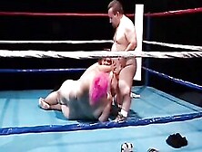 Fat Dwarf Sluts Is Shoving A Sex Toy Into Lesbo Dwarf's Cunt