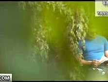 Indian College Couple In The Bushes In Public Park Sex