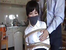 Hogtied Asian Babe