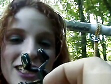 Playgirl With Giant Bust Gets Restrained And Titillated