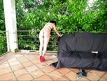 Challenge My Friend to Dance Twerk Without Panties in Ggmansion