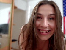 Dick For Lily - Cutie Polishes My Meat & Takes Cum In Her Mouth Oral Creampie