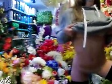 Girl Walks Around Store Showing Everyone Her B...