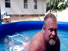 Naked Pool Dad