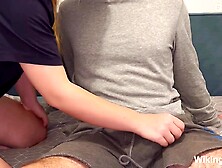 This babe Rides me COARSE ! - Cowgirl loves it Deepthroat & Implores for Vagina Creampie