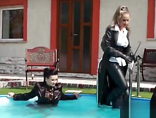 European Babes Get Their Cloths Wet