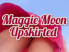 Maggie Moon Steps Over Tiny Camera