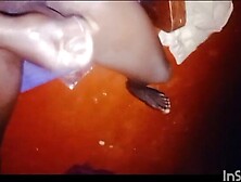 I can't not stop massaging and wank my ebony ramrod