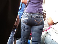 Candid Latina Booty On Nyc Bus 1