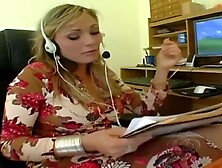 Cutie hot Venus getting interracial anal into office