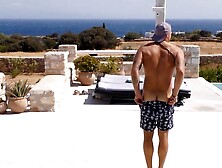 Guy gets naked in tv show