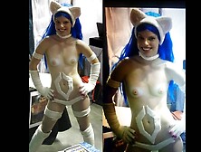 Felicia Cosplayer Flasher Kendra Haight Shows Off