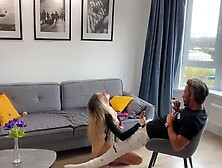 Tory Sweety was tied up until she revealed her secret.  Hard fuck to orgasm,  huge cumshot