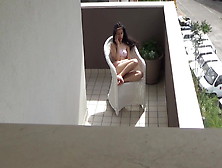 Caught Spying My Neighbors Daughter Masturbating On Her Balc