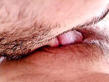 Extreme Close Up Clitoris ! Eating Squirting Unshaved Wet Pussy