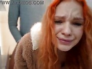 Redhead Fucked While Cleaning Fridge
