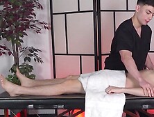 Masseur Axel Drago Gives His Client Sage Roux Huge Cock A Wild Ride