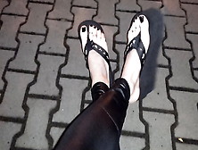 Sexy Feet Lover On A Night Stroll