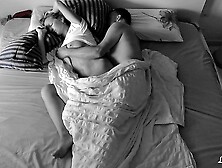 The amateurs lovers's nasty intimate moment was recorded at night time