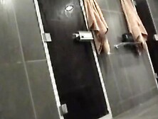 Tender body chicks showering and creaming on