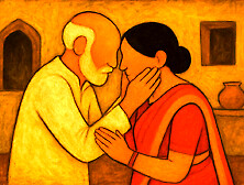 Desi Indian Old Man Village Hot Married Women !!