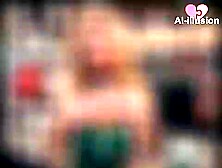 A Hawt waitress in a café three (AI-generated) (No live-action) (NSFW)