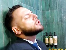 MEN PLAYING - Wet and rough anal fucking suited Dani Robles and Hairy Wolf