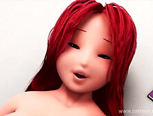 Гигантская милфа пожирает киской девушку мульт