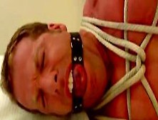 Bound Muscle Jocks - Cute Muscular Guy Derek Tied Up And Gagged