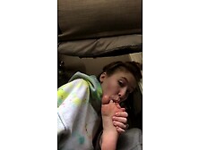 Teen Self Foot Worship