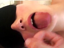 Woman sucks after anal