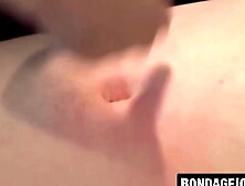 Dire Callahan slaps Andre Hardy's body then yanks his balls