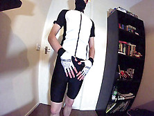 Hot Man In Cycling Gear Romps Flesh Light And Cums