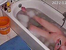 Caught taking a bath (no sound)