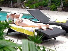 Aj Applegates Oiled-up Booty Shines While She Gets A Bbc