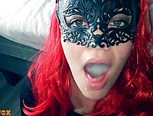 Cosplay and a lot of cum - Milf Swallows a huge load of cum - Millie Fox