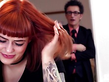 Kylie Kay's Wild Office Affair Ignites Redhead Passion