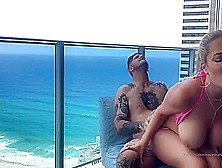 Savannah Bond In Fucked On Balcony