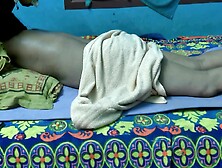 Tamil Housewife Doing Massage At Home