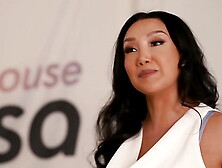 STUNNING BABE Vicki Chase Takes on Hard Prick From Dan Damage