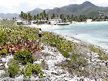 Wifey Mounts A Random Fit Lover On Nudist Beach While Fiance Is Recording,  Whore Wifey Getting Screwed On Nudist Beach By Strang