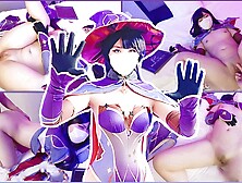 Mona from Genshin Impact Agree For Adult Vdieo Cuz She Really Need Some Mora!