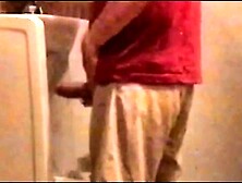 Enormous Cock Caught On Spy Cam In Public Restroom