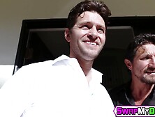 Hot teens Lacey Channing and Pamela Morrison enjoy in orgy