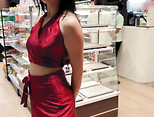 Sexy And Beautiful Red Cheongsam Temptation