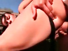 Brunette Amateur Fucks Penis Outdoor